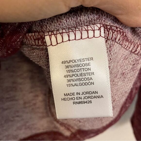 G.H. Bass womans Knit w/pockets Asymmetrical full zip Cardigan shacket Jacket S - Picture 7 of 12